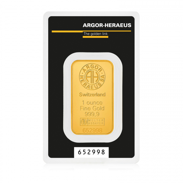 Lingotto Oro 999,9/000 da 1 oz